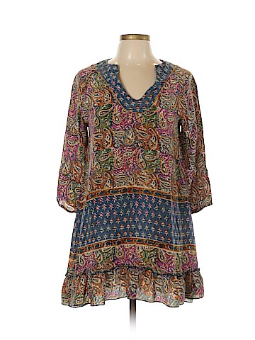 Tolani 3/4 Sleeve Silk Top (view 1)