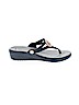 Crocs Solid Blue Flip Flops Size 7 - photo 1