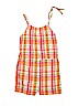 Gymboree 100% Cotton Plaid Pink Romper Size 7 - photo 1
