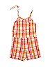 Gymboree 100% Cotton Plaid Pink Romper Size 7 - photo 2