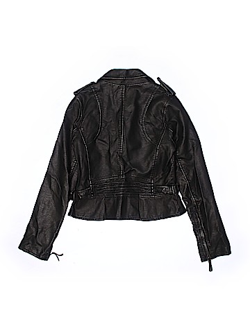 Eliza B. Faux Leather Jacket (view 2)