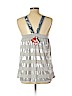 Southpole Silver Sleeveless Top Size L - photo 2