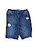 Epic Threads 100% Cotton Solid Blue Denim Shorts Size 6 - photo 1