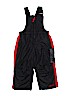Pacific Trail 100% Polyester Stripes Black Snow Pants With Bib 12-18 MO / 18 MO - photo 1