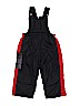 Pacific Trail 100% Polyester Stripes Black Snow Pants With Bib 12-18 MO / 18 MO - photo 2