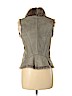 ALLSAINTS Spitalfields 100% Sheepskin Gray Vest Size 10 - photo 2