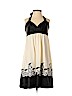 BCBGMAXAZRIA 100% Silk Ivory Casual Dress Size 4 (petite) - photo 1