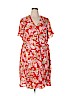 J.jill 100% Viscose Rayon Red Casual Dress Size 2X - photo 1