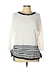 Christopher & Banks 100% Acrylic White Pullover Sweater Size L (petite) - photo 1