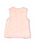 Jona Michelle 100% Polyester Pink Faux Fur Vest Size 12 - photo 2