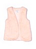 Jona Michelle 100% Polyester Pink Faux Fur Vest Size 12 - photo 1