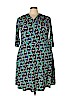 East Adeline Blue Casual Dress Size 3X - photo 1