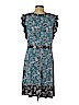 Ann Taylor LOFT Blue Casual Dress Size 12 - photo 2