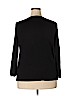 JM Collection 100% Acrylic Black Cardigan Size 1X - photo 2