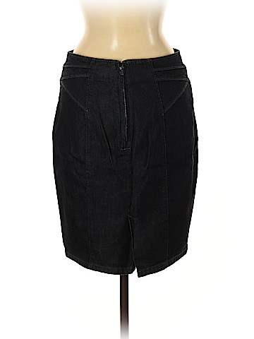Ann Taylor Factory Denim Skirt (view 2)
