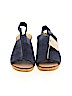 Mila Paoli Blue Wedges Size 9 - photo 2