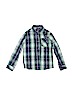 Lucky Brand Blue Long Sleeve Button-Down Shirt Size 7 - photo 1