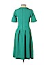 H&M 100% Polyester Green Casual Dress Size 2 - photo 2