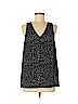 Lord & Taylor 100% Polyester Black Sleeveless Blouse Size M (petite) - photo 1