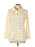 T by Talbots 100% Cotton Ivory Track Jacket Size L (petite) - photo 1
