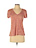 Caslon 100% Linen Red Short Sleeve T-Shirt Size S (petite) - photo 1