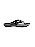 Crocs Solid Black Flip Flops Size 7 - photo 1