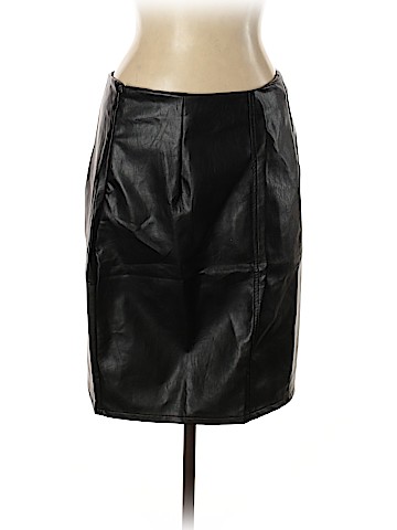 Shein Faux Leather Skirt (view 1)