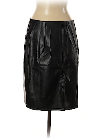 Shein Faux Leather Skirt (view 2)