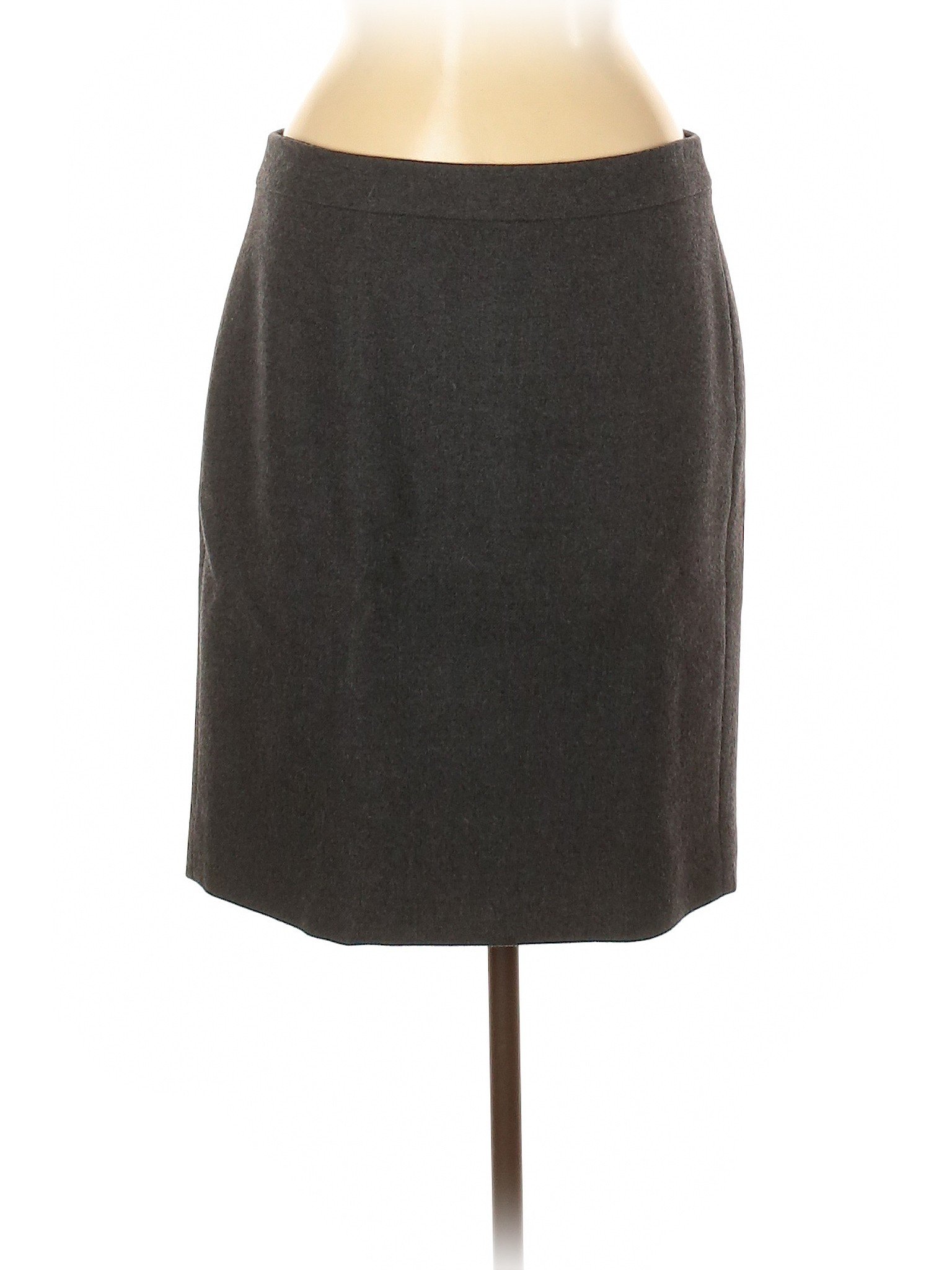 J.Crew Women Gray Wool Skirt 10 Petites | eBay