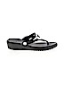 Crocs Solid Black Flip Flops Size 7 - photo 1