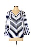 Jules & Leopold Blue Long Sleeve Top Size L - photo 1