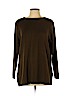 Bloomingdale's 100% Cotton Green Long Sleeve T-Shirt Size L (petite) - photo 1