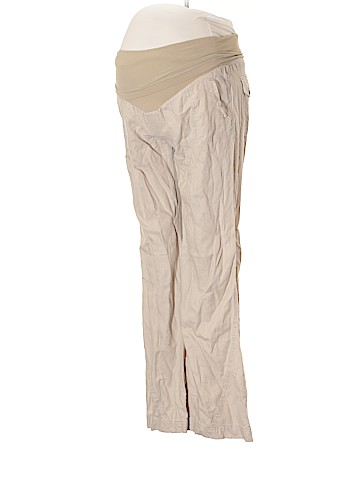 Motherhood Linen Pants (view 1)