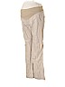 Motherhood Tan Linen Pants Size L - photo 1