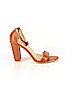 Hot Kiss Brown Heels Size 8 - photo 1