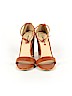Hot Kiss Brown Heels Size 8 - photo 2