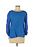 Laundry by Shelli Segal 100% Cotton Blue 3/4 Sleeve Blouse Size M - photo 1