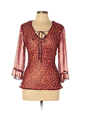 Alice & Trixie 3/4 Sleeve Silk Top (view 1)