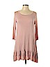 Assorted Brands Pink Casual Dress Size L - photo 1