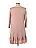 Assorted Brands Pink Casual Dress Size L - photo 2