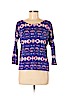 Splendid Purple 3/4 Sleeve T-Shirt Size M - photo 1