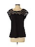 Ann Taylor LOFT Black Short Sleeve Top Size P - Lg - photo 1