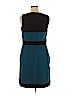 Ann Taylor LOFT Outlet Blue Casual Dress Size 14 - photo 2
