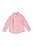 The Children's Place 100% Cotton Red Long Sleeve Button-Down Shirt Size 3T - photo 1