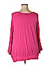 Lane Bryant Pink 3/4 Sleeve Top Size 22 - 24 Plus - photo 2