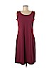 Chadwicks 100% Polyester Burgundy Casual Dress Size M (petite) - photo 1