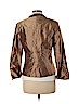 Mxi 100% Silk Brown Silk Blazer Size 6 (petite) - photo 2