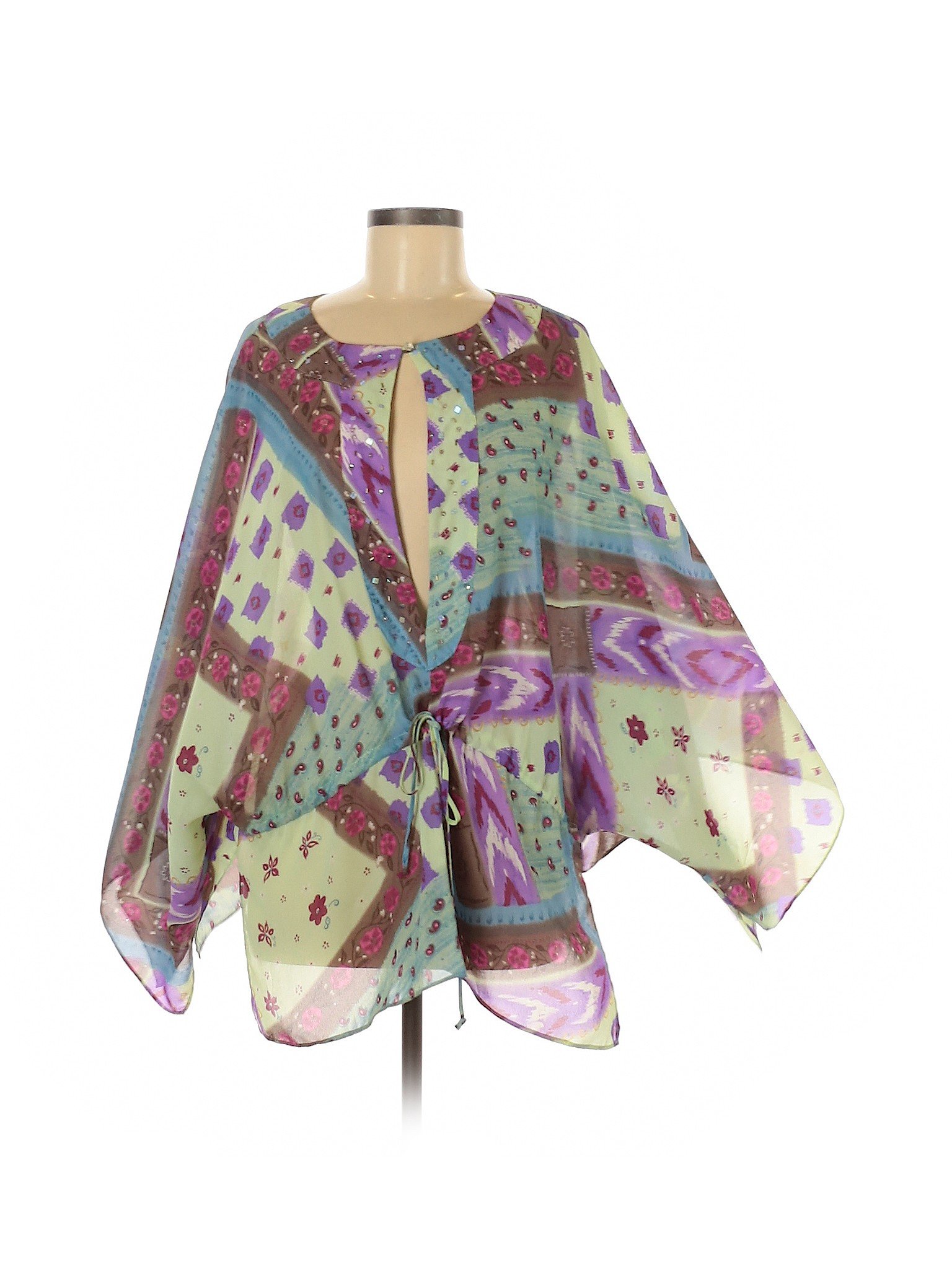 Simonton Says Women Purple Long Sleeve Blouse L | eBay