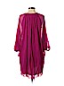 Diane von Furstenberg 100% Silk Purple 3/4 Sleeve Silk Top Size 2 - photo 2