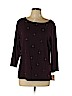 Lands' End Burgundy 3/4 Sleeve Top Size L (petite) - photo 1